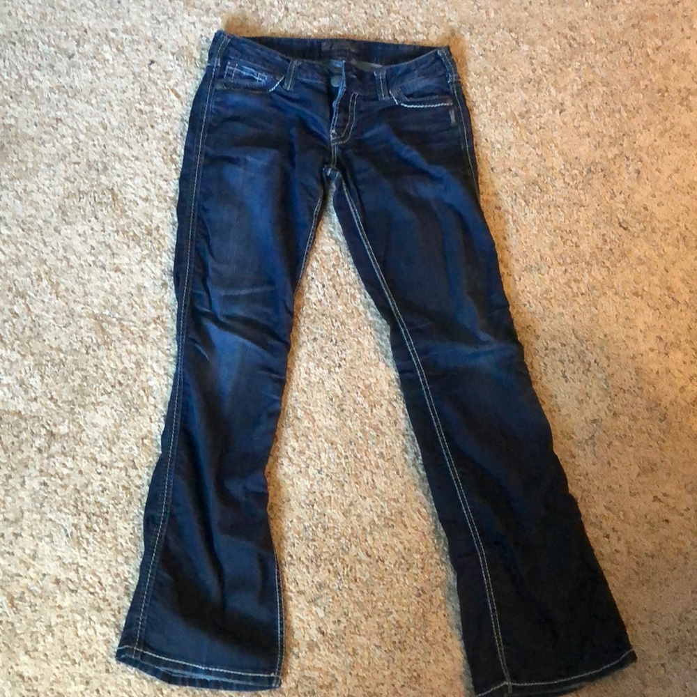 Silver jeans dark wash